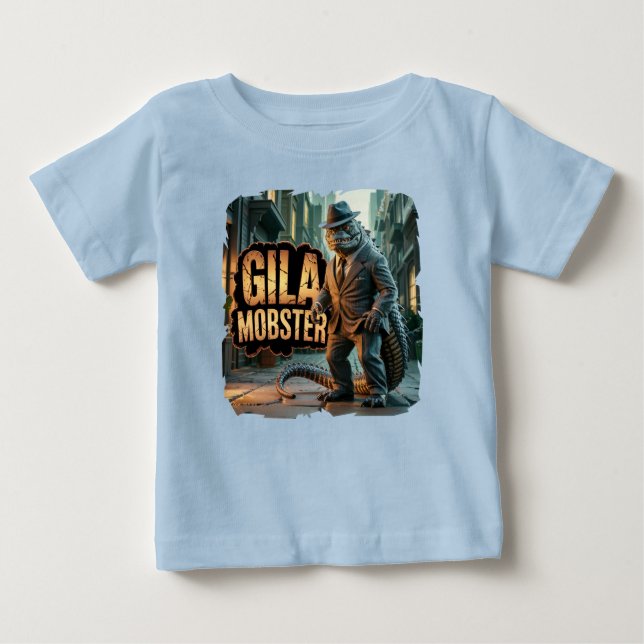 Gila Mobster Photographic – Gila Monster Funny Baby T-Shirt (Front)