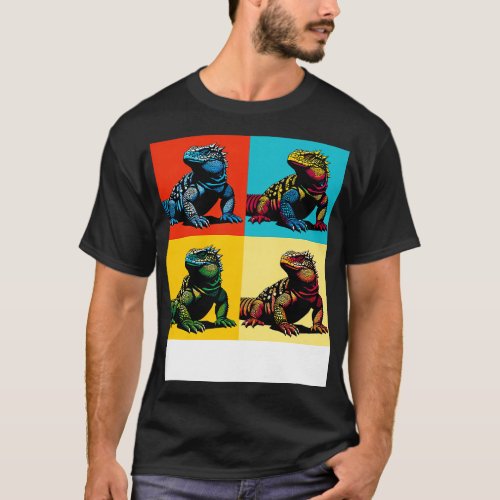 Gila Monster Art Cool Lizard T_Shirt