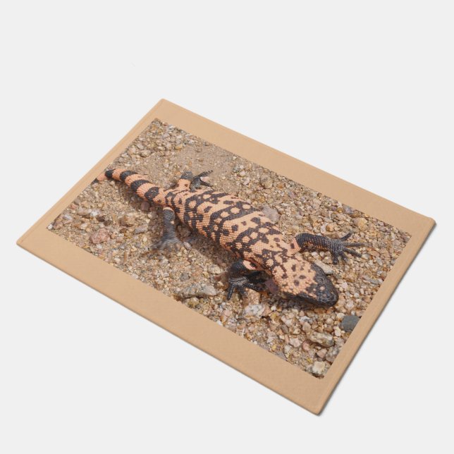 Gila Monster Door Mat (Angled)