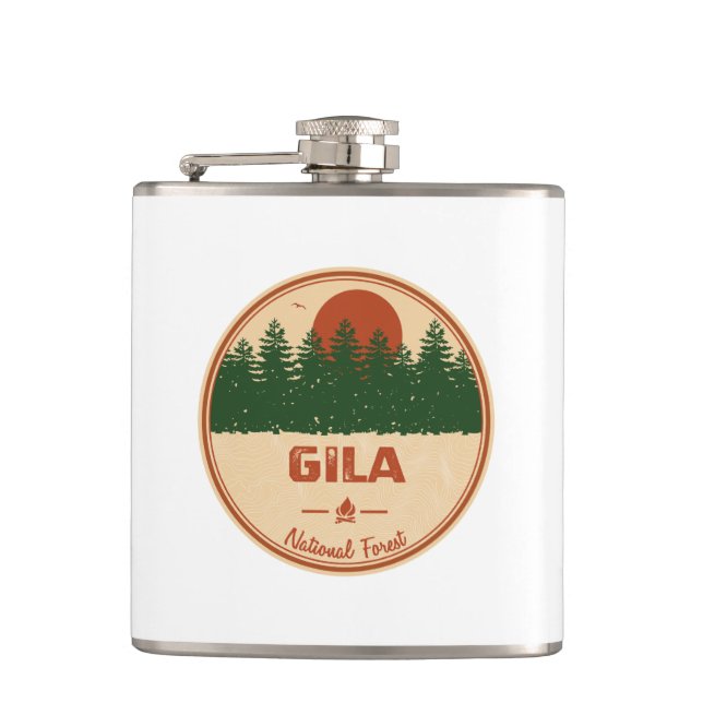 Gila National Forest Flask (Front)