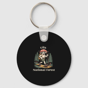 Gila National Forest New Mexico Hiking Mushroom Va Keychain