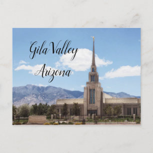 Gila Valley Arizona Temple Postcard