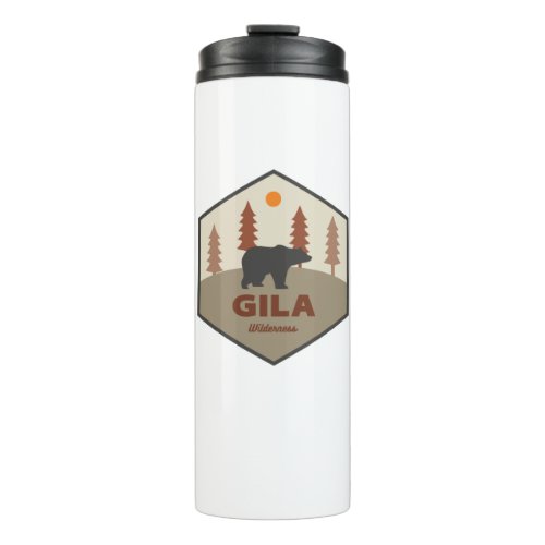 Gila Widerness New Mexico Bear Thermal Tumbler