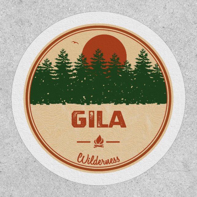 Gila Wilderness New Mexico Patch (Front)