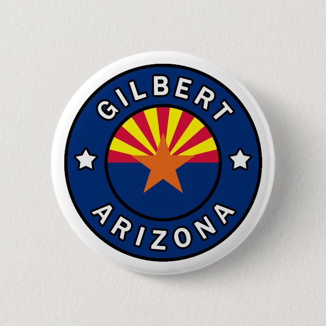 Gilbert Arizona Button (Front)