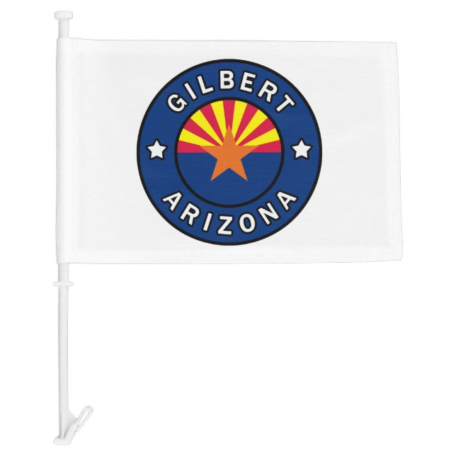 Gilbert Arizona Car Flag (Front)