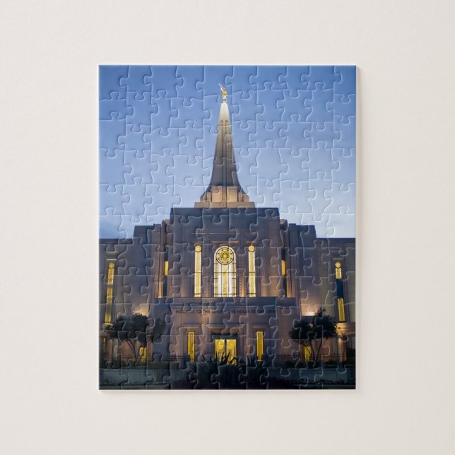 GIlbert Arizona LDS Temple Jigsaw Puzzle (Vertical)