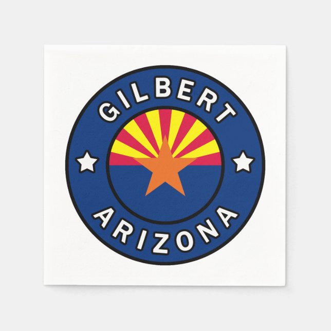 Gilbert Arizona Napkins (Front)