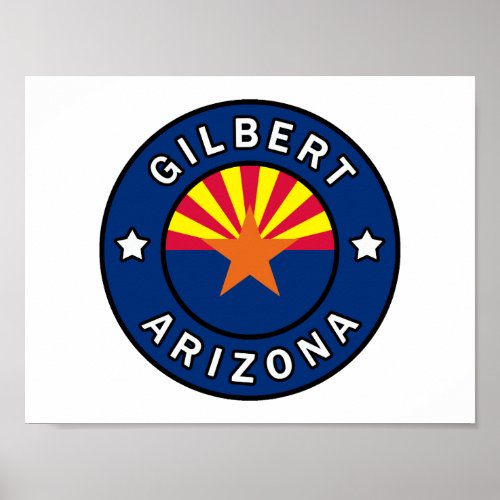Gilbert Arizona Poster
