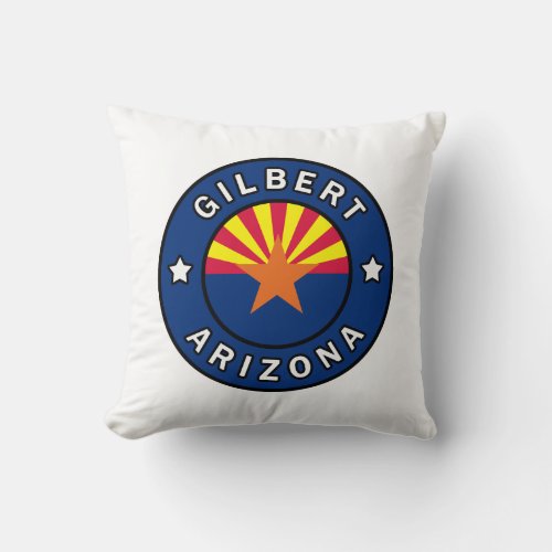 Gilbert Arizona Throw Pillow