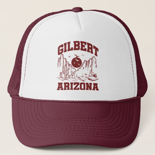 Gilbert,Arizona Trucker Hat (Front)