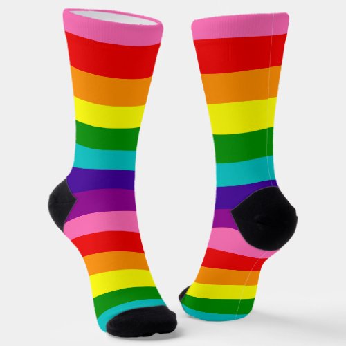 Gilbert baker pride flag socks