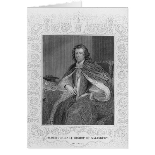 Gilbert Burnet, Bishop of Salisbury Cards (Front)