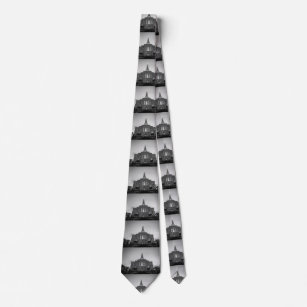 Gilbert Temple in black and white Neck Tie