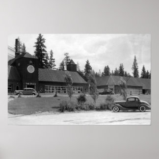 Gilchrist, Oregon Commercial Center View Poster
