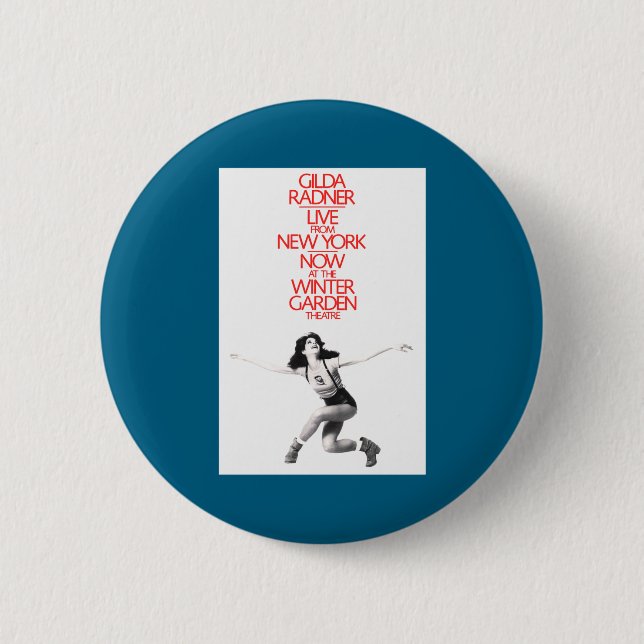 Gilda Radner Live From New York _1  Button (Front)