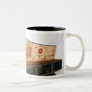 Gilded and painted harpsichord Two-Tone coffee mug
