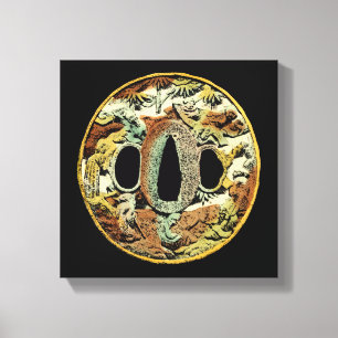 Gilded Asian Medallion by Vision Studio Canvas Print
