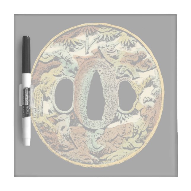 Gilded Asian Medallion by Vision Studio Dry-Erase Board (Front)