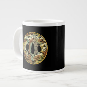 Gilded Asian Medallion by Vision Studio Large Coffee Mug