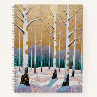 Gilded Aspen Grove: A Winter’s Dream Notebook