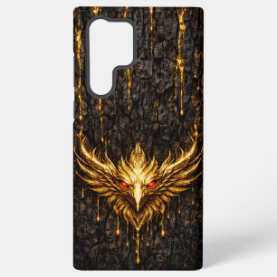 Gilded Bark Liquid Gold Phoenix Samsung Galaxy S22 Ultra Case