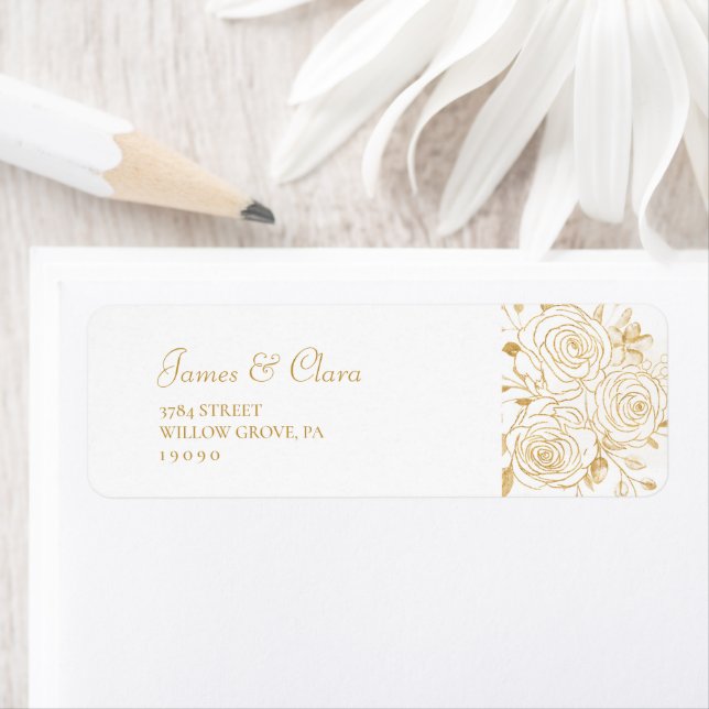 GILDED Blooms Label (Insitu)
