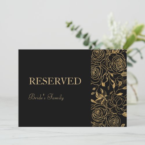 GILDED Blooms Reserved Sign