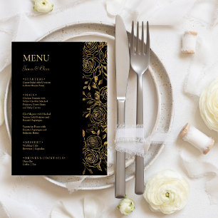 GILDED Blooms Wedding Menu