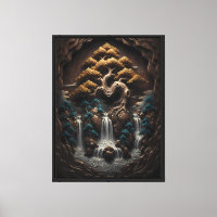 Gilded Bonsai: A Serene Woodland Retreat