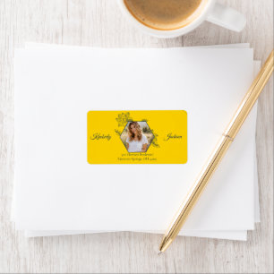 Gilded Elegance Address Label