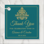 Gilded Elegance  Favor Tags<br><div class="desc">Stylish and classy gold favors tags great for weddings or other celebration.</div>