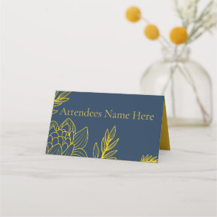 Gilded Elegance Wedding Place Card