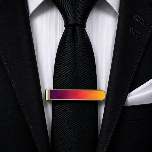 Gilded Emberfall Gold Finish Tie Bar