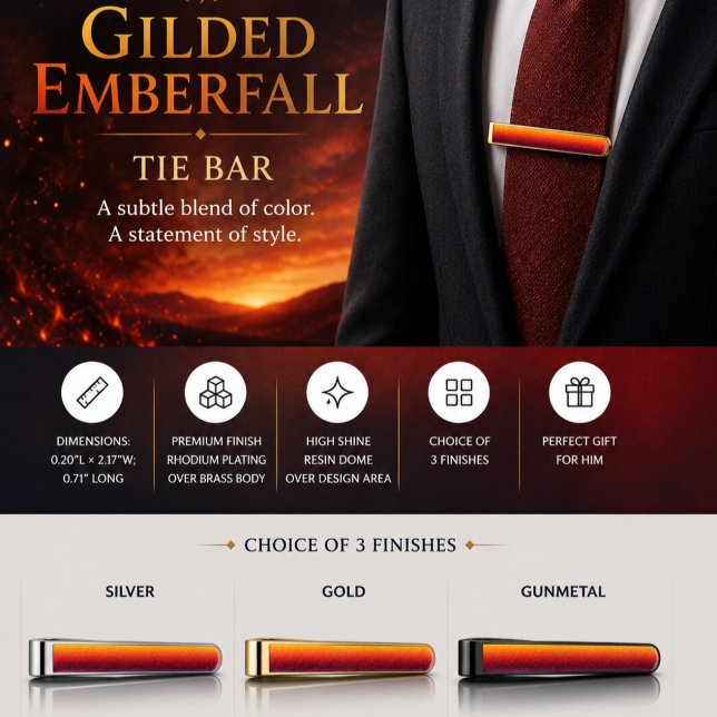 Gilded Emberfall Gold Finish Tie Bar (Creator Uploaded)