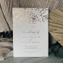 Gilded Floral | Gold Foil Cream The Wedding Of Foil Invitation