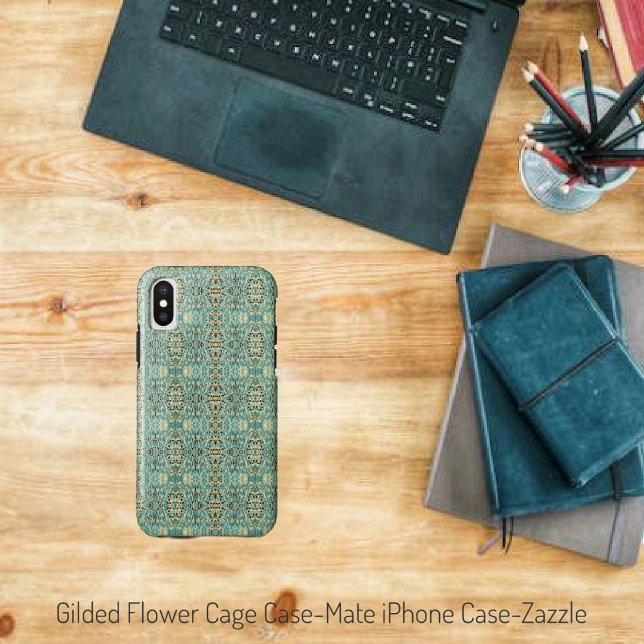Gilded Flower Cage Iphone Case (Creator Uploaded)