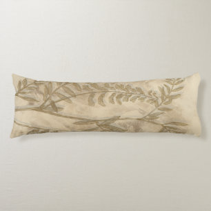 Gilded Foliage I Body Pillow
