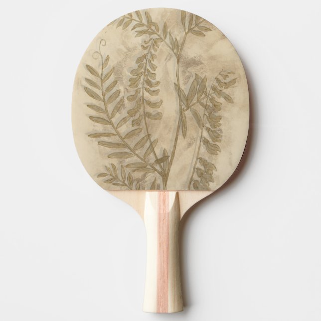 Gilded Foliage I Ping-Pong Paddle (Front)