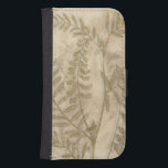 Gilded Foliage I Phone Wallet<br><div class="desc">Floral</div>