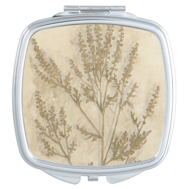 Gilded Foliage II Compact Mirror (Front)