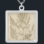 Gilded Foliage II Silver Plated Necklace<br><div class="desc">Floral</div>