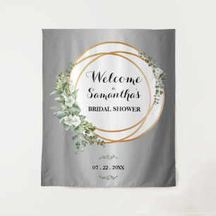 Gilded Garden: A Silver and Gold Bridal Tapestry