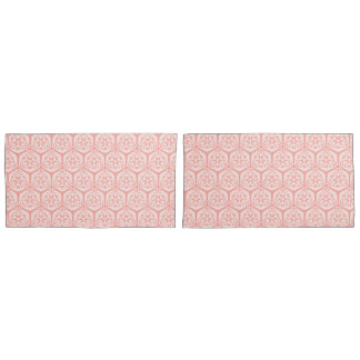 Gilded Garden Lattice - Peach Blush Pillow Case