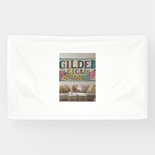 GILDED GIGGLE GALORE BANNER