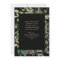 Gilded Greenery on Black | Merry Christmas