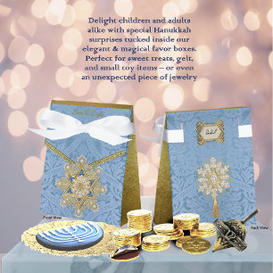 Gilded Hanukkah Elegant Gift Box