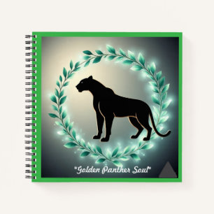 "Gilded Jungle Spirit" Notebook