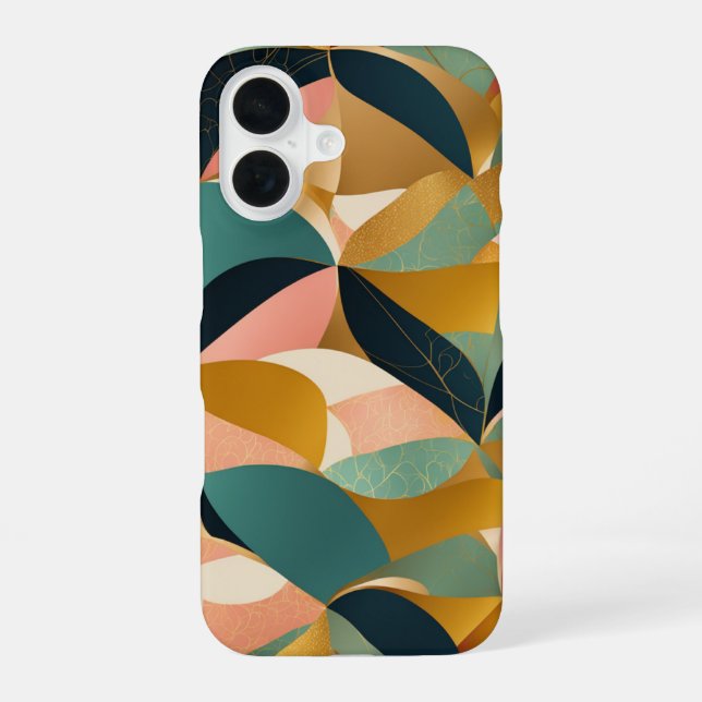 Gilded Leaves Iphone Case (Back)