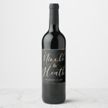 Gilded Midnight Marble Black & Gold Wedding 